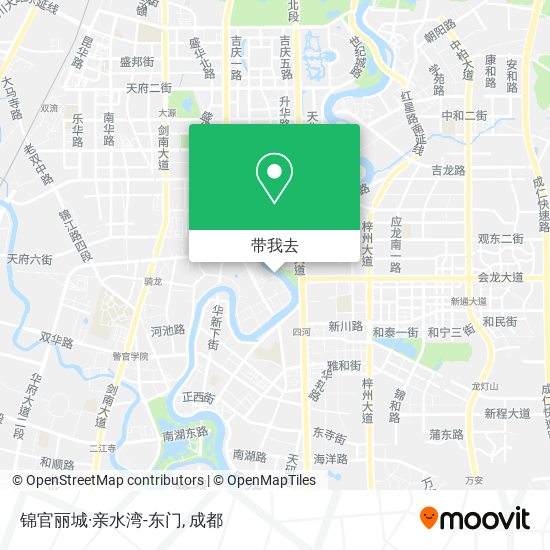 锦官丽城·亲水湾-东门地图