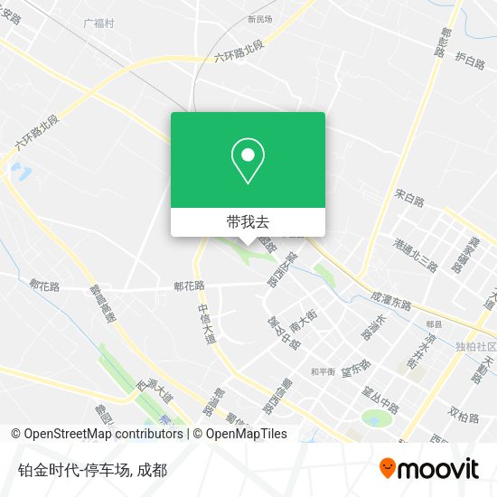 铂金时代-停车场地图