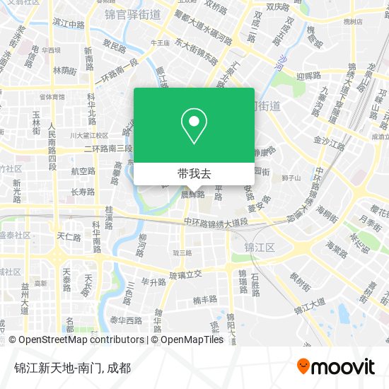 锦江新天地-南门地图