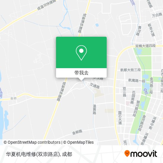 华夏机电维修(双崇路店)地图