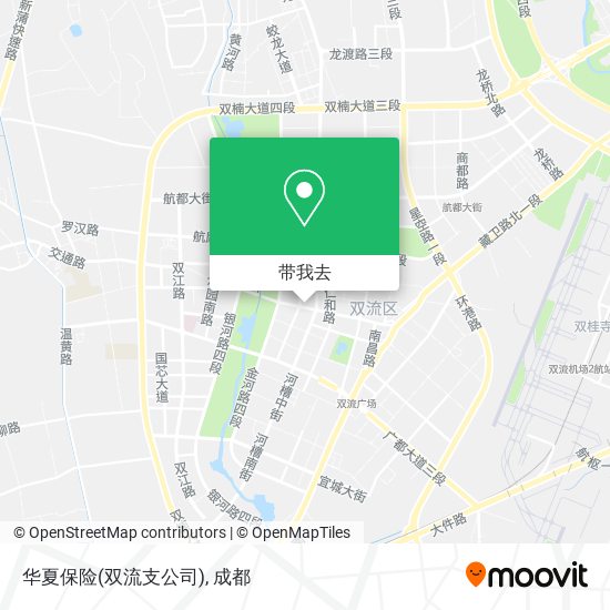 华夏保险(双流支公司)地图