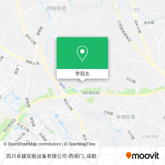 四川卓越实验设备有限公司-西南门地图
