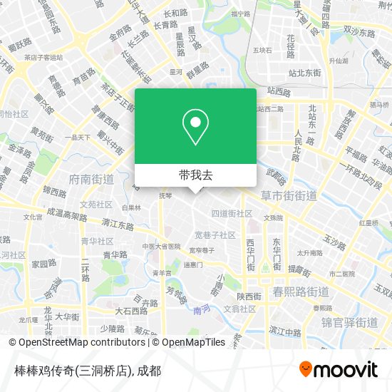 棒棒鸡传奇(三洞桥店)地图