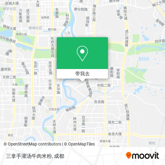 三拿手灌汤牛肉米粉地图