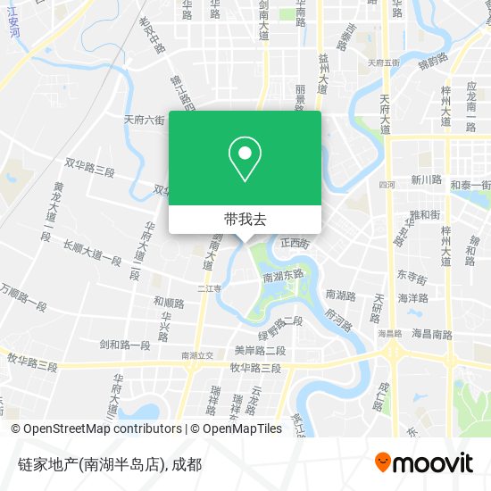 链家地产(南湖半岛店)地图