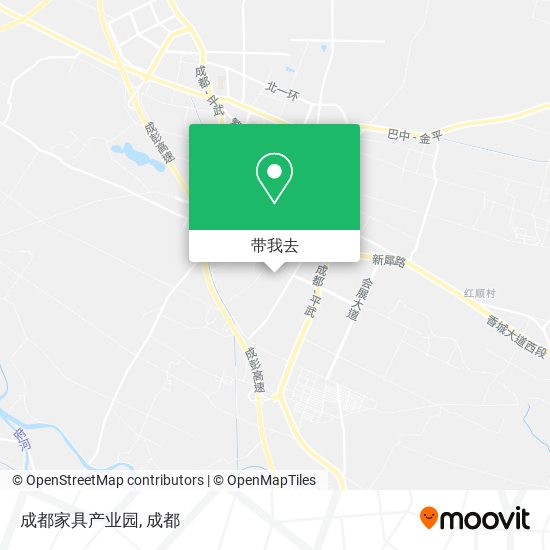 成都家具产业园地图