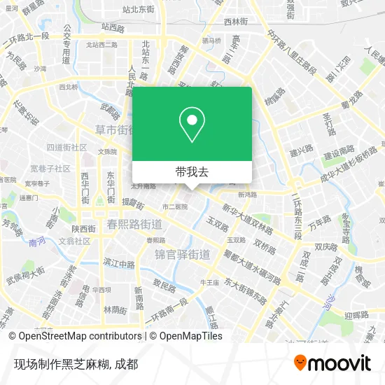 现场制作黑芝麻糊地图