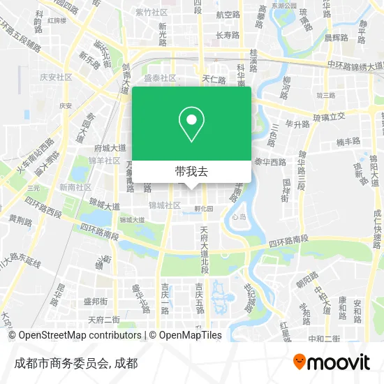 成都市商务委员会地图