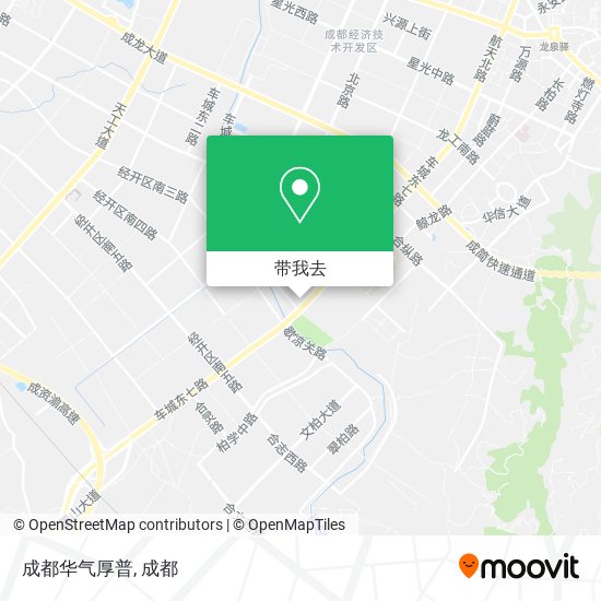 成都华气厚普地图