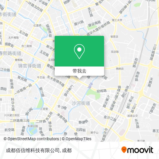 成都佰信维科技有限公司地图