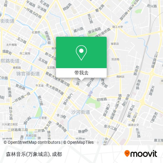 森林音乐(万象城店)地图