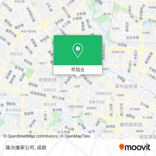隆兴搬家公司地图