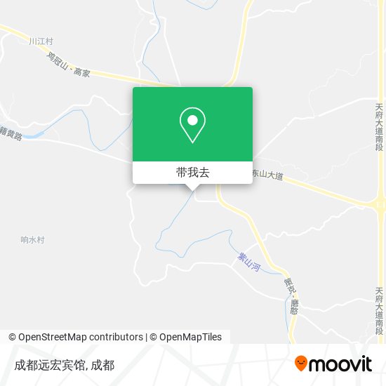 成都远宏宾馆地图