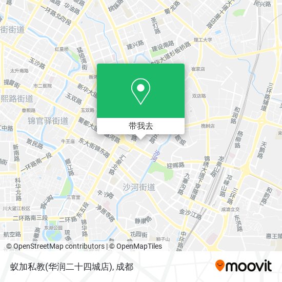 蚁加私教(华润二十四城店)地图