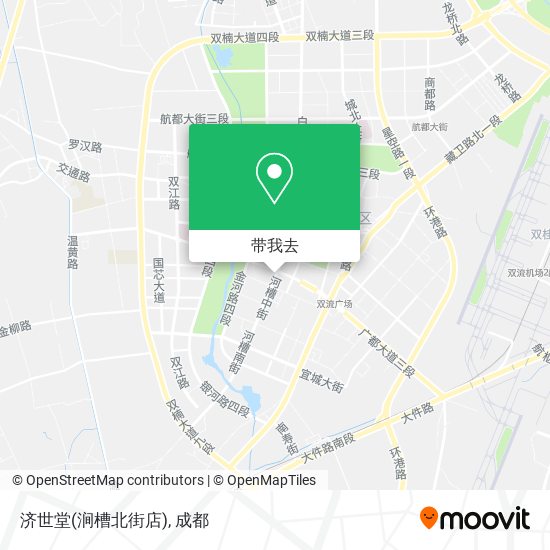 济世堂(涧槽北街店)地图
