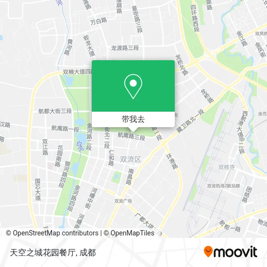 天空之城花园餐厅地图