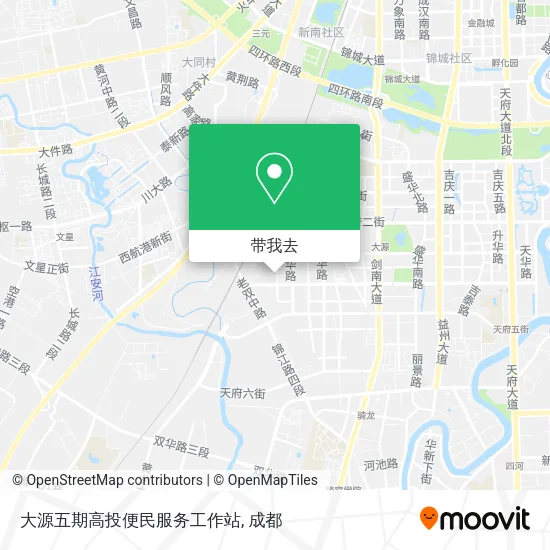 大源五期高投便民服务工作站地图