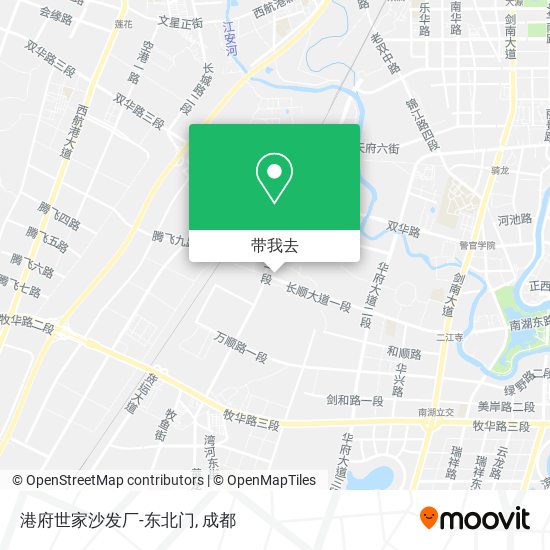 港府世家沙发厂-东北门地图