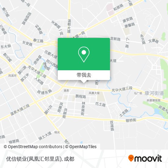 优信锁业(凤凰汇邻里店)地图