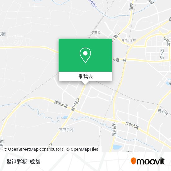 攀钢彩板地图