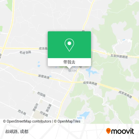 叔岷路地图