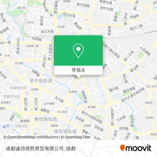 成都诚信得胜商贸有限公司地图