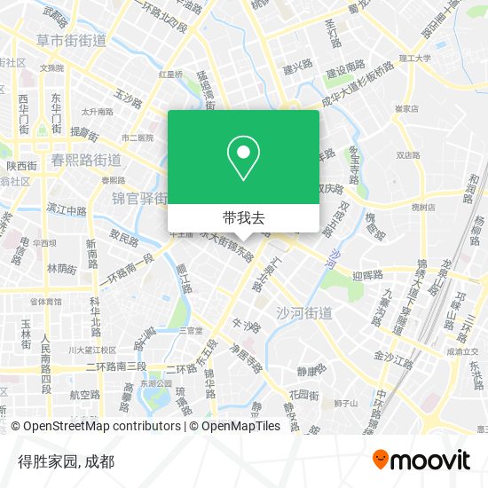 得胜家园地图