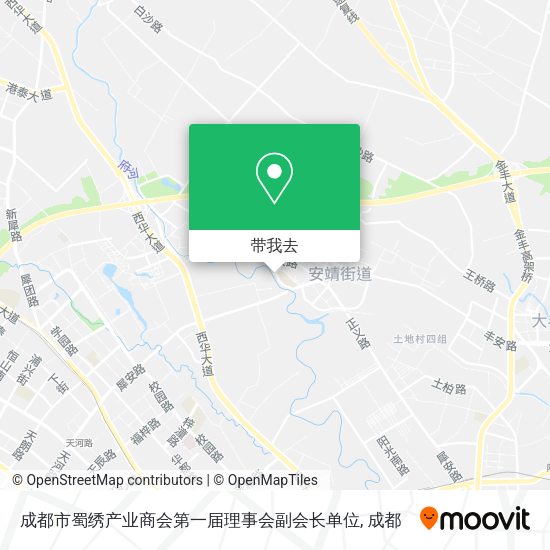 成都市蜀绣产业商会第一届理事会副会长单位地图