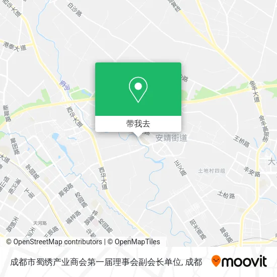 成都市蜀绣产业商会第一届理事会副会长单位地图