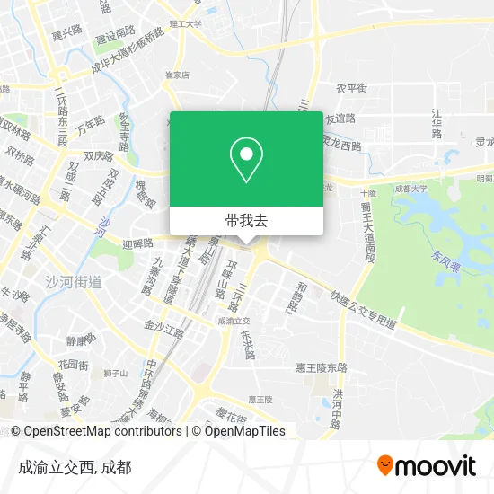 成渝立交西地图