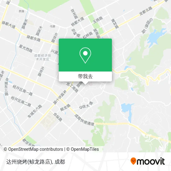 达州烧烤(鲸龙路店)地图