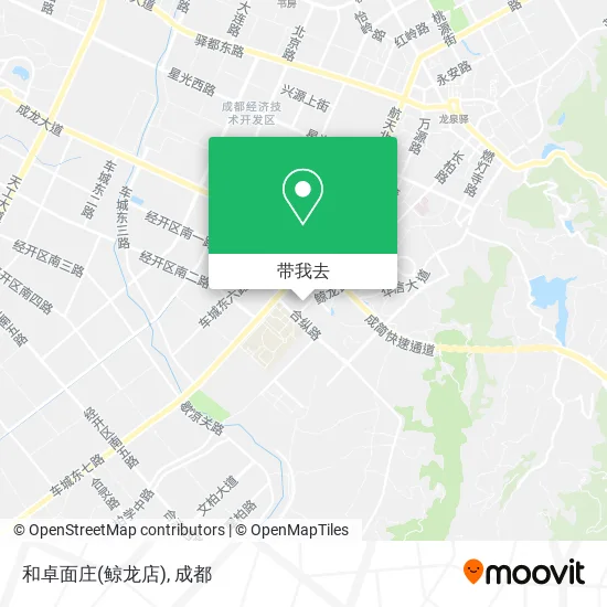 和卓面庄(鲸龙店)地图