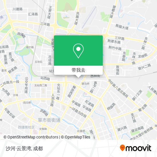 沙河·云景湾地图