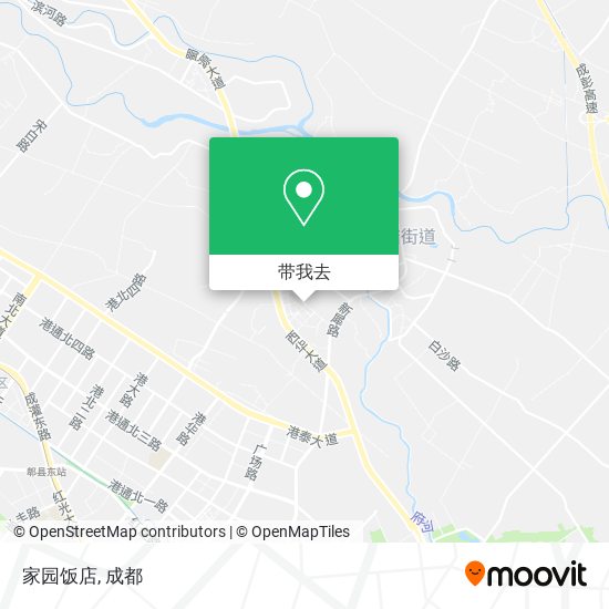 家园饭店地图