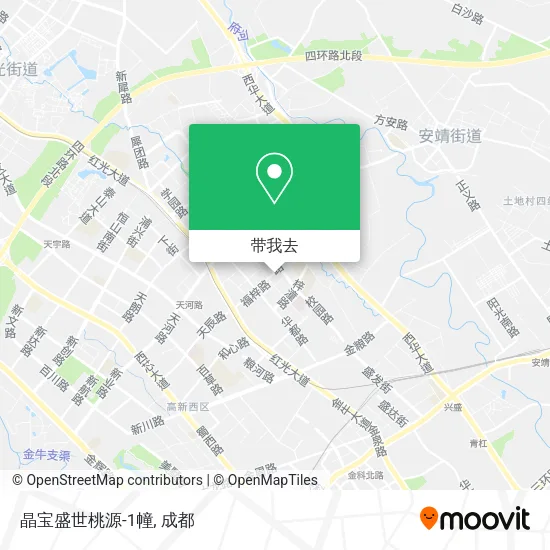 晶宝盛世桃源-1幢地图