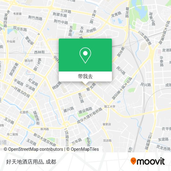 好天地酒店用品地图