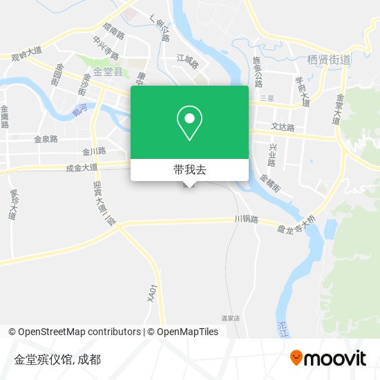 金堂殡仪馆地图
