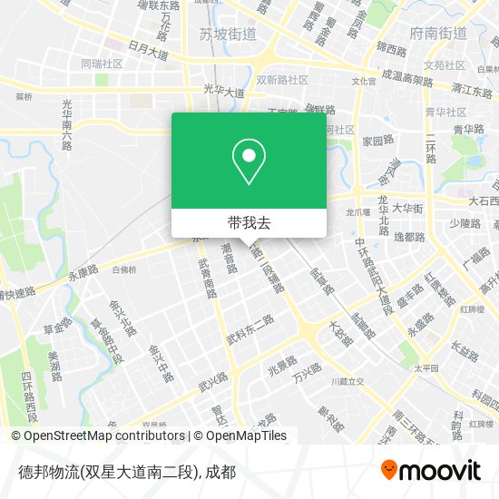 德邦物流(双星大道南二段)地图