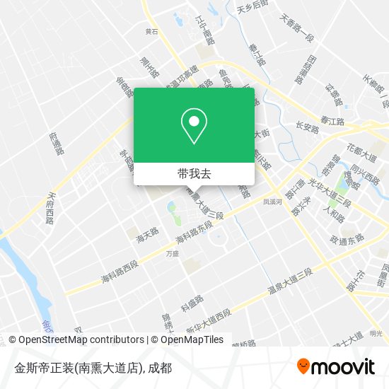 金斯帝正装(南熏大道店)地图