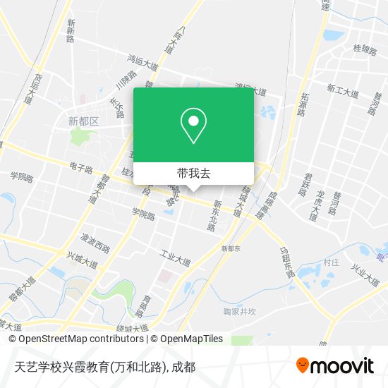 天艺学校兴霞教育(万和北路)地图