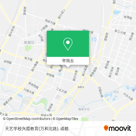 天艺学校兴霞教育(万和北路)地图