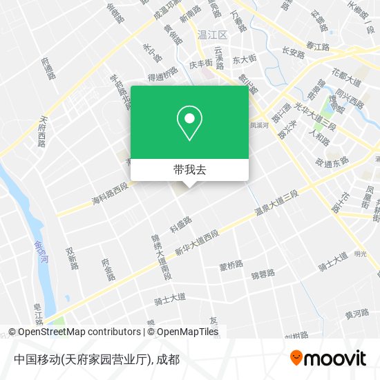 中国移动(天府家园营业厅)地图