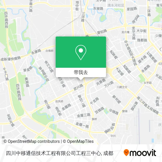 四川中移通信技术工程有限公司工程三中心地图