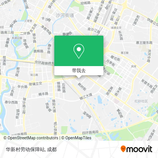 华新村劳动保障站地图