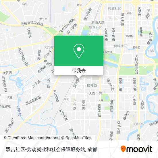 双吉社区-劳动就业和社会保障服务站地图