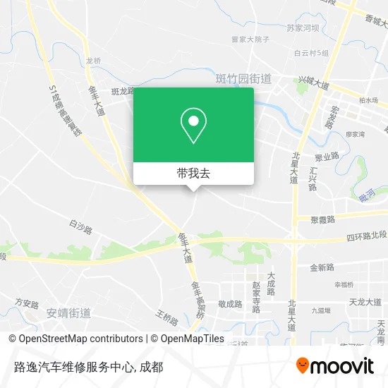 路逸汽车维修服务中心地图