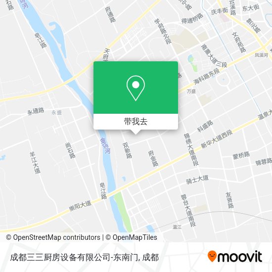 成都三三厨房设备有限公司-东南门地图
