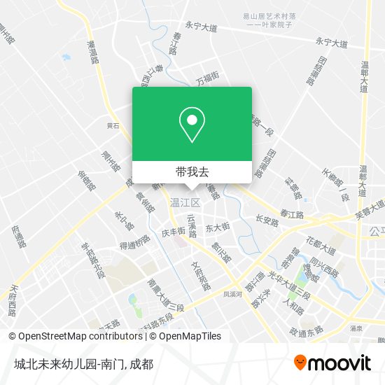 城北未来幼儿园-南门地图