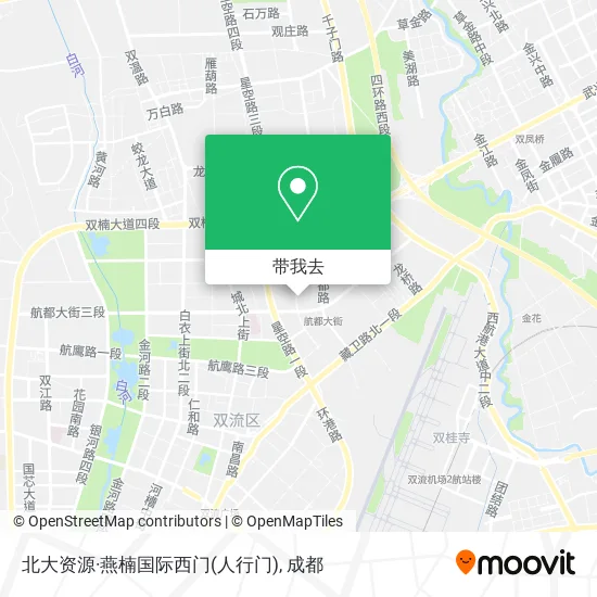 北大资源·燕楠国际西门(人行门)地图