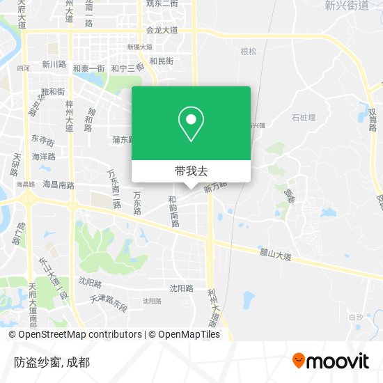 防盗纱窗地图